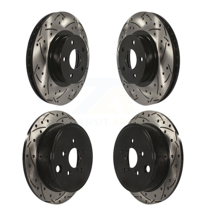 [Avant + Arrière] Kit de disque (percé rainuré revêtu) de frein pour Subaru Impreza KD-100263