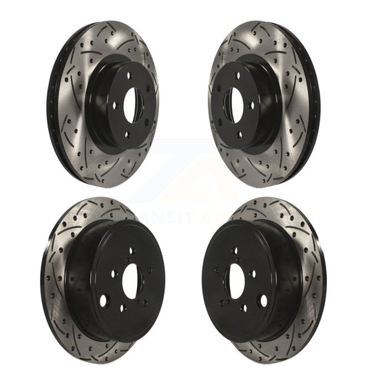 [Avant + Arrière] Kit de disque (percé rainuré revêtu) de frein pour Subaru Impreza KD-100263