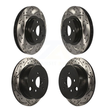 [Avant + Arrière] Kit de disque (percé rainuré revêtu) de frein pour Subaru Impreza KD-100264