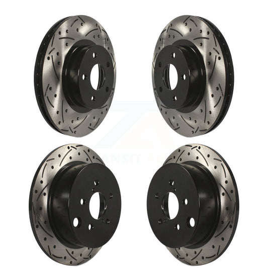 [Avant + Arrière] Kit de disque (percé rainuré revêtu) de frein pour Subaru Impreza KD-100264