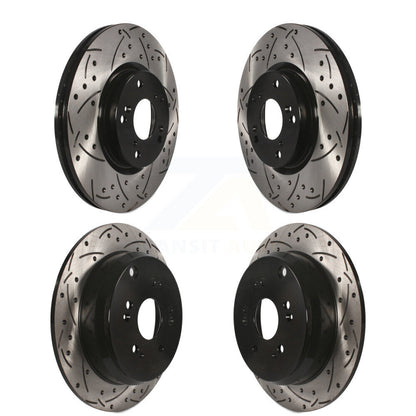 [Avant + Arrière] Kit de disque (percé rainuré revêtu) de frein pour 2005-2006 Honda CR-V KD-100271