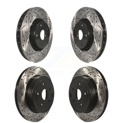 [Avant + Arrière] Kit de disque (percé rainuré revêtu) de frein pour Subaru Impreza WRX STI KD-100273