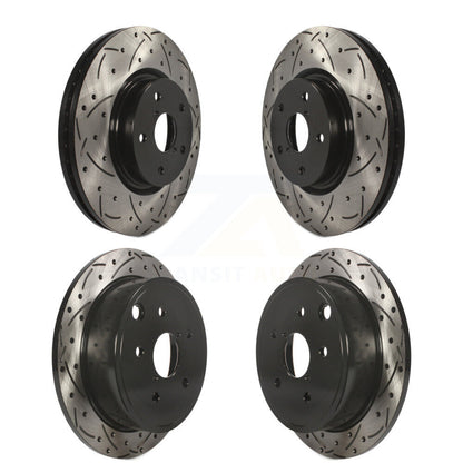 [Avant + Arrière] Kit de disque (percé rainuré revêtu) de frein pour Subaru WRX KD-100277