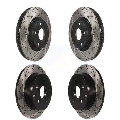[Avant + Arrière] Kit de disque (percé rainuré revêtu) de frein pour Toyota RAV4 KD-100288
