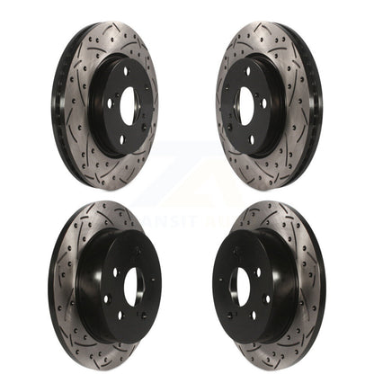 [Avant + Arrière] Kit de disque (percé rainuré revêtu) de frein pour Toyota RAV4 Lexus HS250h KD-100290