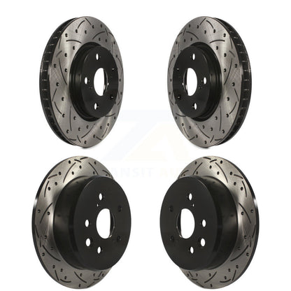 [Avant + Arrière] Kit de disque (percé rainuré revêtu) de frein pour Lexus IS250 KD-100291