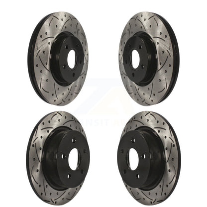 [Avant + Arrière] Kit de disque (percé rainuré revêtu) de frein pour Ford Escape Transit Connect KD-100295