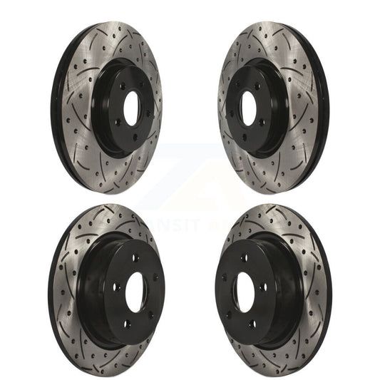 [Avant + Arrière] Kit de disque (percé rainuré revêtu) de frein pour Ford Escape Transit Connect KD-100295