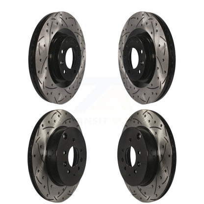 [Avant + Arrière] Kit de disque (percé rainuré revêtu) de frein pour 2007-2015 Mazda CX-9 KD-100298