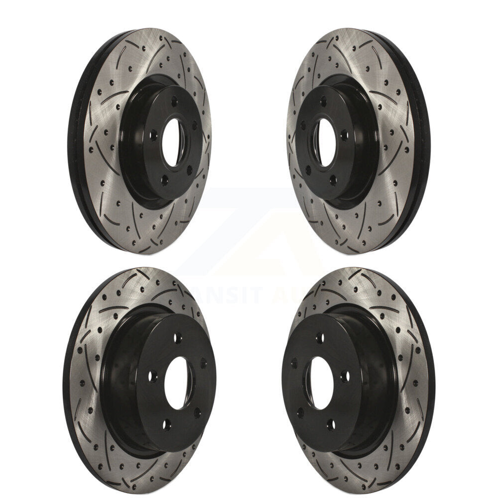 [Avant + Arrière] Kit de disque (percé rainuré revêtu) de frein pour Ford Escape C-Max KD-100302