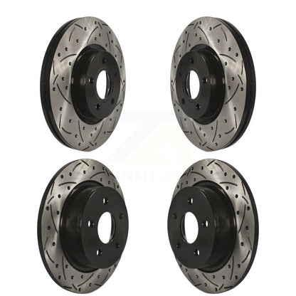 [Avant + Arrière] Kit de disque (percé rainuré revêtu) de frein pour Ford Escape C-Max KD-100302