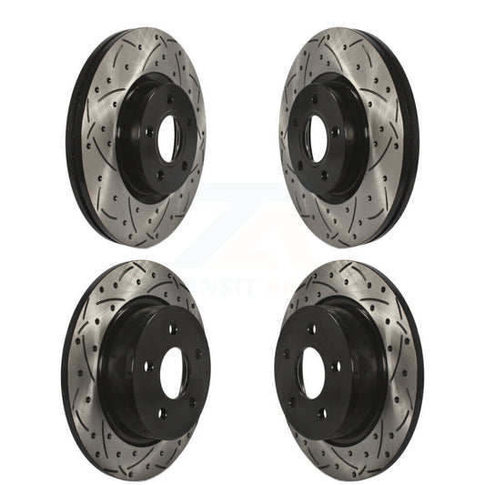 [Avant + Arrière] Kit de disque (percé rainuré revêtu) de frein pour Ford Escape C-Max KD-100302
