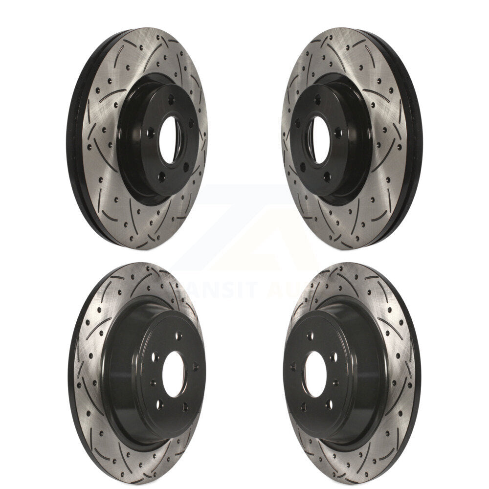 [Avant + Arrière] Kit de disque (percé rainuré revêtu) de frein pour Ford Escape KD-100303