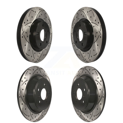 [Avant + Arrière] Kit de disque (percé rainuré revêtu) de frein pour Ford Escape KD-100303