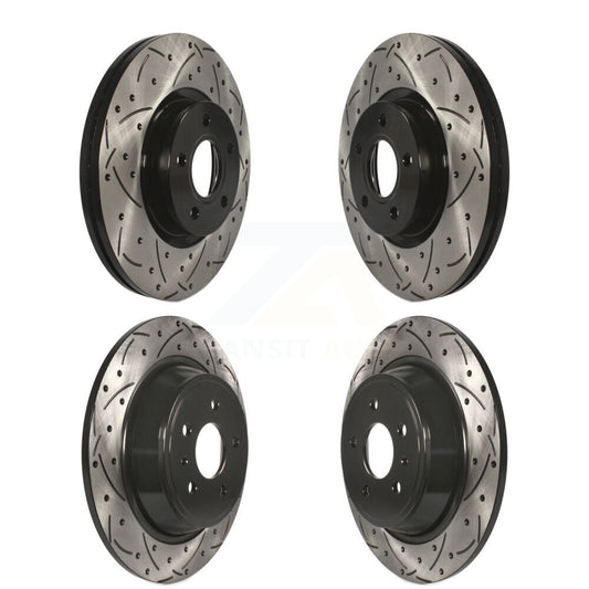 [Avant + Arrière] Kit de disque (percé rainuré revêtu) de frein pour Ford Escape KD-100303