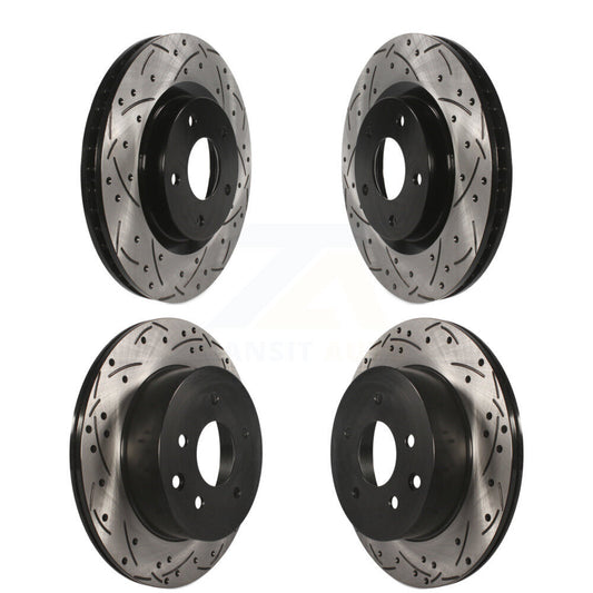 [Avant + Arrière] Kit de disque (percé rainuré revêtu) de frein pour Nissan Rogue Select KD-100309