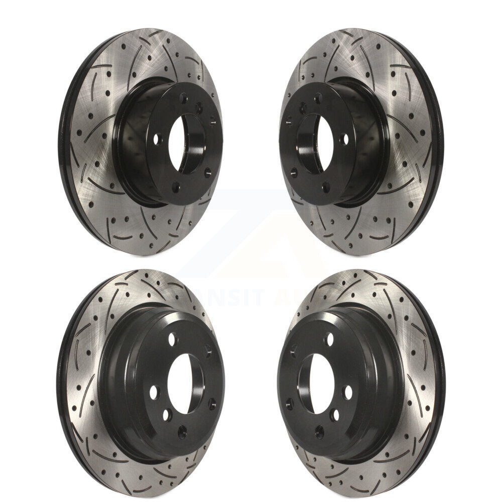 [Avant + Arrière] Kit de disque (percé rainuré revêtu) de frein pour BMW 328i xDrive 320i 330i 428i 430i Gran Coupe 328d GT KD-100312