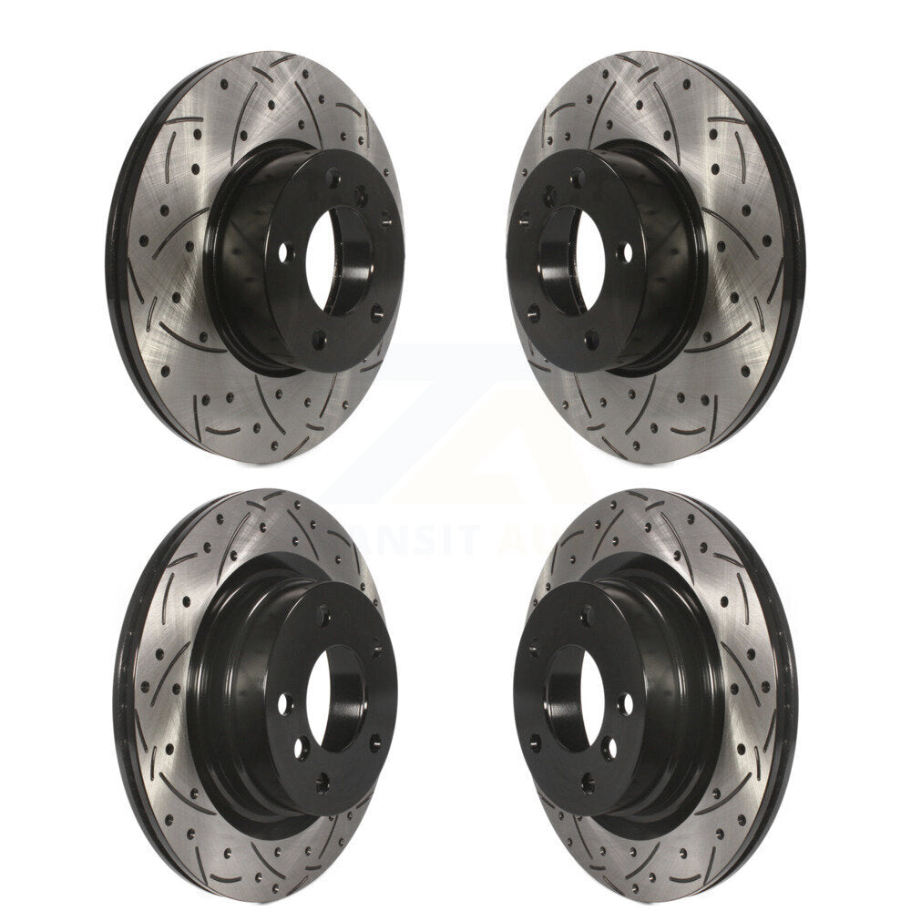 [Avant + Arrière] Kit de disque (percé rainuré revêtu) de frein pour BMW 320i 328i 428i 228i 230i 328d xDrive KD-100313