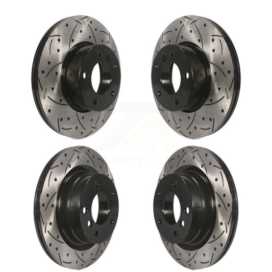 [Avant + Arrière] Kit de disque (percé rainuré revêtu) de frein pour BMW 320i 328i 428i 228i 230i 328d xDrive KD-100313