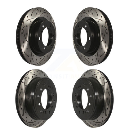 [Avant + Arrière] Kit de disque (percé rainuré revêtu) de frein pour Toyota 4Runner Lexus GX460 KD-100324
