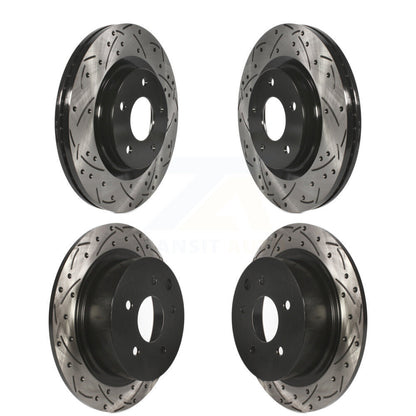 [Avant + Arrière] Kit de disque (percé rainuré revêtu) de frein pour Nissan Sentra Juke KD-100329