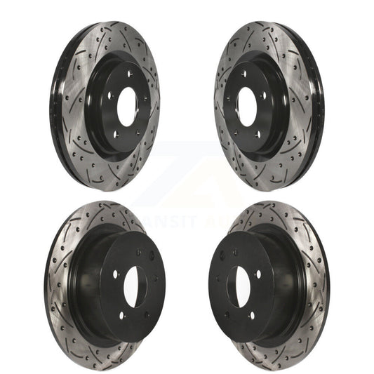 [Avant + Arrière] Kit de disque (percé rainuré revêtu) de frein pour Nissan Sentra Juke KD-100329