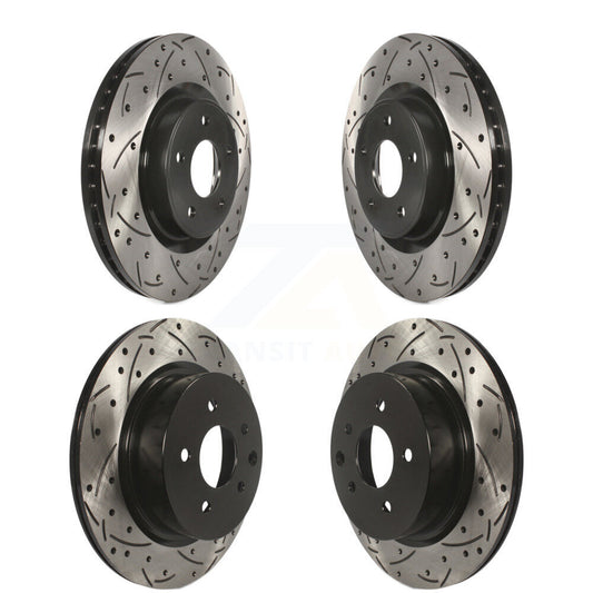 [Avant + Arrière] Kit de disque (percé rainuré revêtu) de frein pour INFINITI QX50 Nissan Z KD-100347