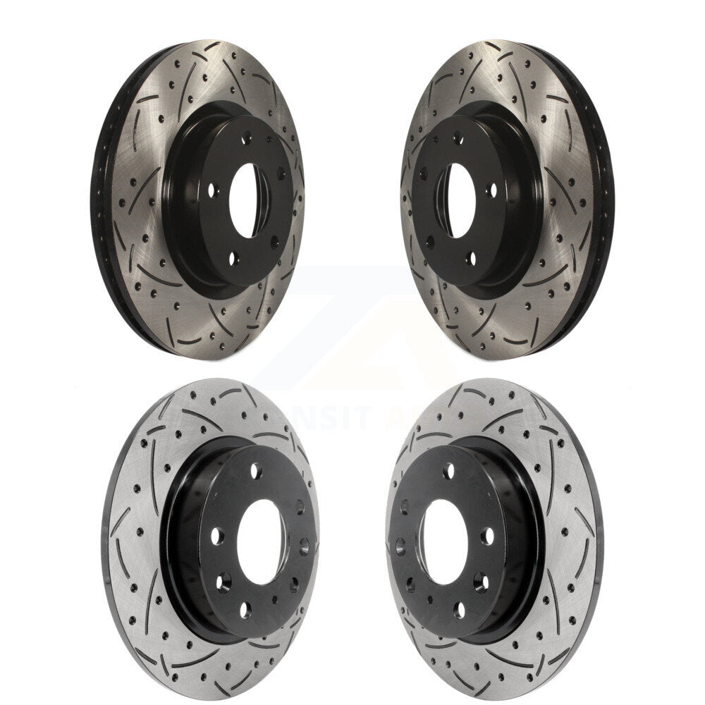 [Avant + Arrière] Kit de disque (percé rainuré revêtu) de frein pour Mazda 3 CX-3 Sport KD-100350