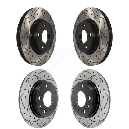 [Avant + Arrière] Kit de disque (percé rainuré revêtu) de frein pour Mazda 3 CX-3 Sport KD-100350