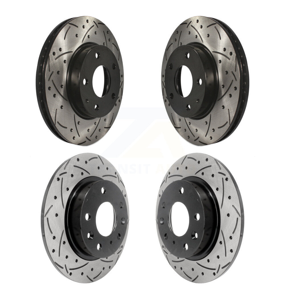 [Avant + Arrière] Kit de disque (percé rainuré revêtu) de frein pour Mazda 3 CX-3 Sport KD-100353