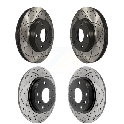[Avant + Arrière] Kit de disque (percé rainuré revêtu) de frein pour Mazda 3 CX-3 Sport KD-100353