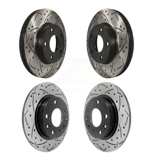 [Avant + Arrière] Kit de disque (percé rainuré revêtu) de frein pour Mazda 3 CX-3 Sport KD-100353