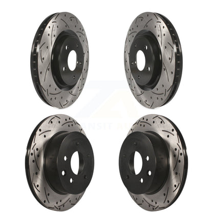 [Avant + Arrière] Kit de disque (percé rainuré revêtu) de frein pour Nissan Rogue KD-100356