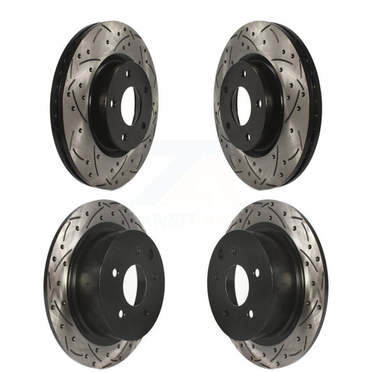 [Avant + Arrière] Kit de disque (percé rainuré revêtu) de frein pour Nissan Altima KD-100357