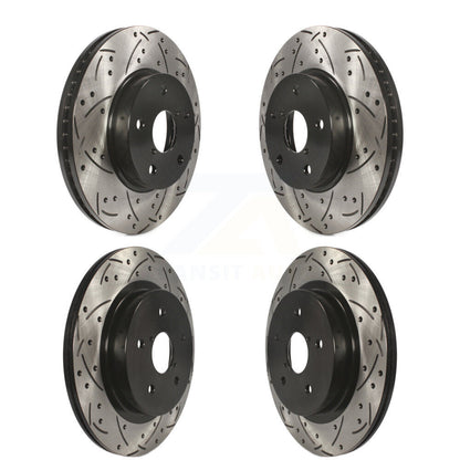 [Avant + Arrière] Kit de disque (percé rainuré revêtu) de frein pour 2015-2019 Subaru Legacy 2.5L KD-100358