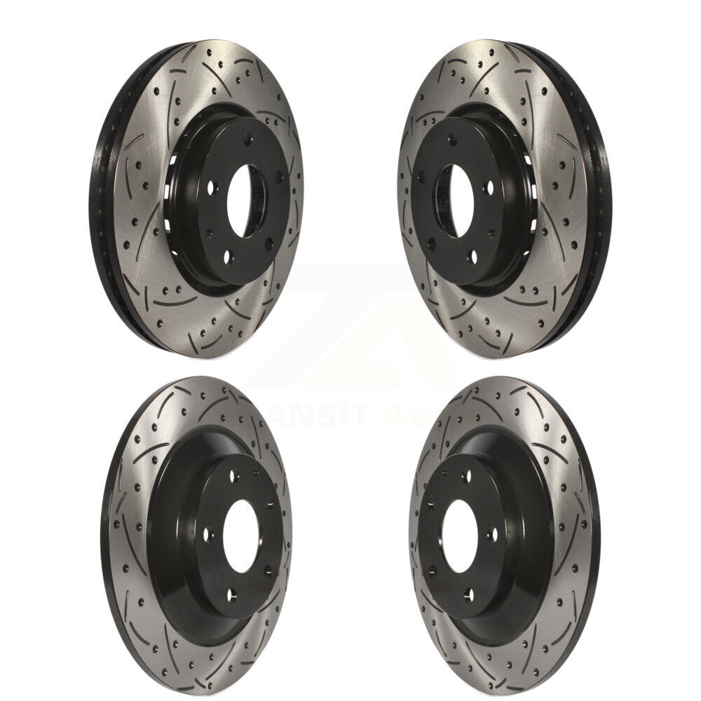 [Avant + Arrière] Kit de disque (percé rainuré revêtu) de frein pour Mazda CX-5 KD-100363