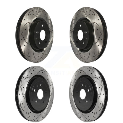 [Avant + Arrière] Kit de disque (percé rainuré revêtu) de frein pour Chevrolet Camaro KD-100364