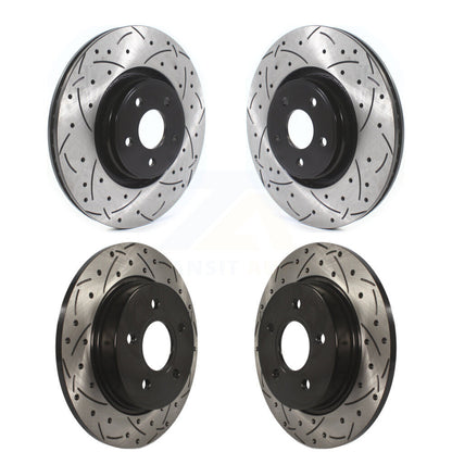 [Avant + Arrière] Kit de disque (percé rainuré revêtu) de frein pour Ford Focus ST KD-100371