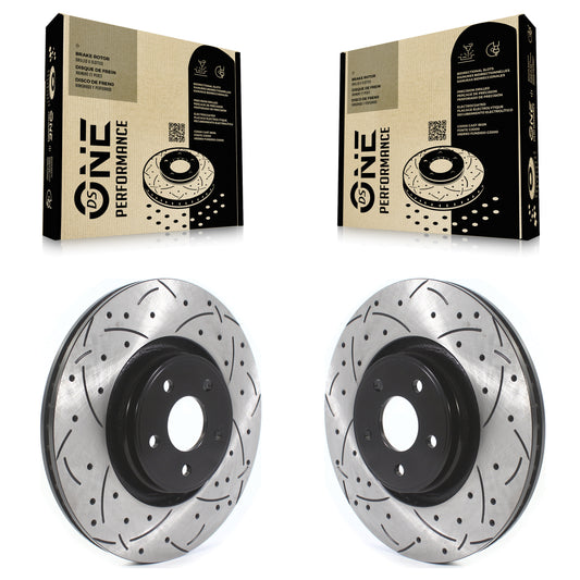 [Avant] Kit de disque (percé rainuré revêtu) de frein pour Ford Focus Lincoln MKC KD-100401
