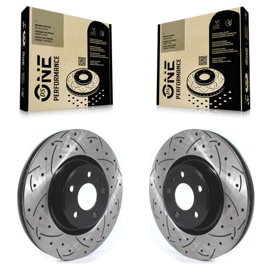 [Avant] Kit de disque (percé rainuré revêtu) de frein pour Audi Q5 A4 A5 Quattro A6 Sportback allroad KD-100407