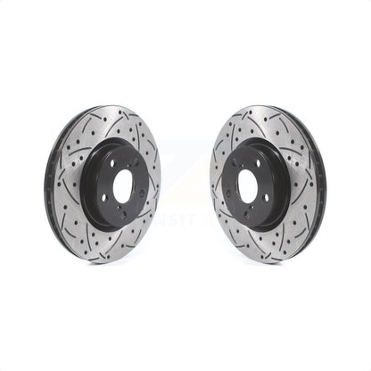 [Avant] Kit de disque (percé rainuré revêtu) de frein pour 2017-2021 Subaru Impreza avec 276mm Diameter Rotor KD-100411 par DS-One