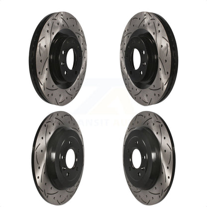 [Avant + Arrière] Kit de disque (percé rainuré revêtu) de frein pour Ford Edge Lincoln MKX KD-100421 par DS-One