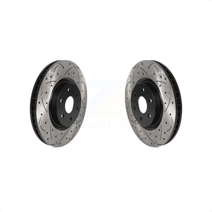 [Avant] Kit de disque (percé rainuré revêtu) de frein pour Cadillac SRX Saab 9-4X KD-100423 par DS-One