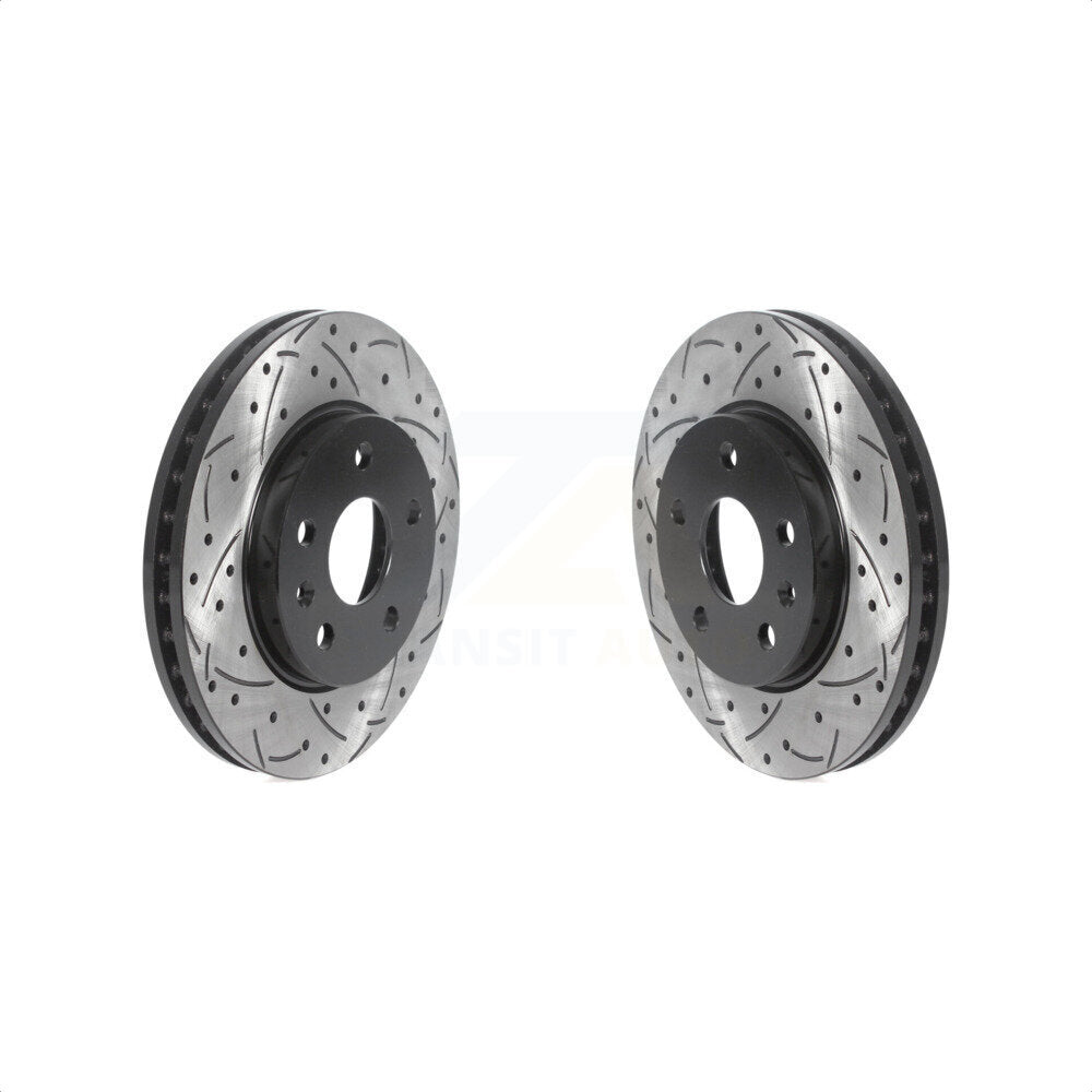 [Avant] Kit de disque (percé rainuré revêtu) de frein pour Chevrolet Malibu Buick LaCrosse Regal Limited KD-100424 par DS-One