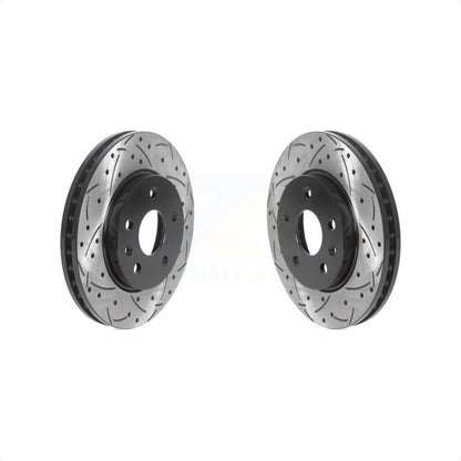 [Avant] Kit de disque (percé rainuré revêtu) de frein pour Chevrolet Malibu Buick LaCrosse Regal Limited KD-100424 par DS-One