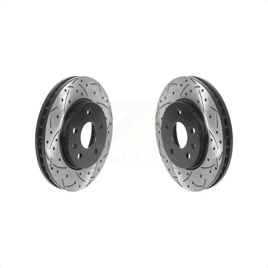 [Avant] Kit de disque (percé rainuré revêtu) de frein pour Chevrolet Malibu Buick LaCrosse Regal Limited KD-100424 par DS-One