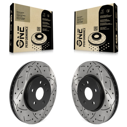 [Avant] Kit de disque (percé rainuré revêtu) de frein pour Chevrolet Buick Encore Trax Sonic KD-100425