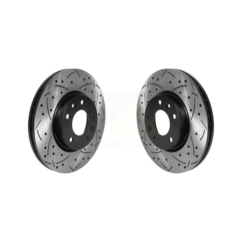 [Avant] Kit de disque (percé rainuré revêtu) de frein pour Ford Fusion Mazda 6 Lincoln MKZ Mercury Milan Zephyr KD-100429 par DS-One