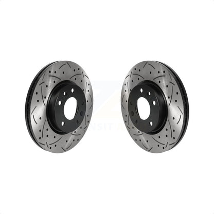 [Avant] Kit de disque (percé rainuré revêtu) de frein pour Ford Fusion Mazda 6 Lincoln MKZ Mercury Milan Zephyr KD-100429 par DS-One