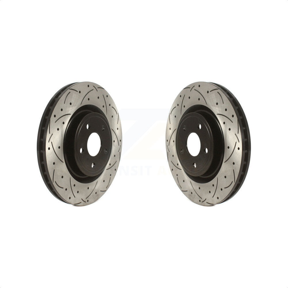 [Avant] Kit de disque (percé rainuré revêtu) de frein pour Jeep Grand Cherokee Dodge Durango KD-100430 par DS-One